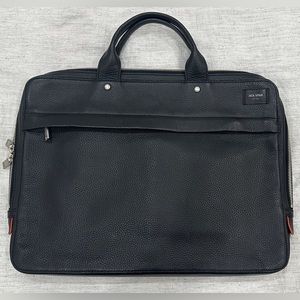 Jack Spade Pebble Leather Slim Briefcase